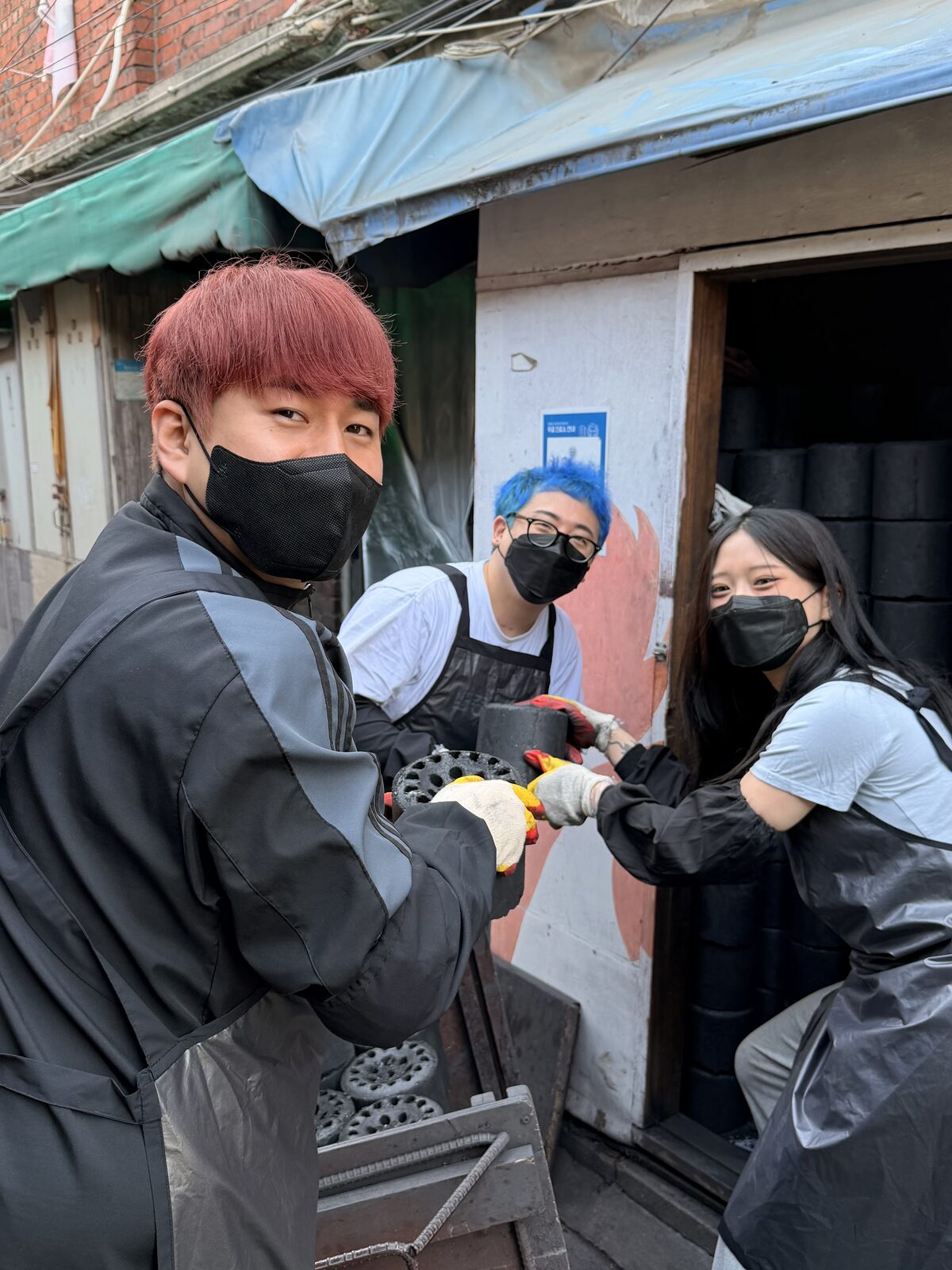 연탄 봉사